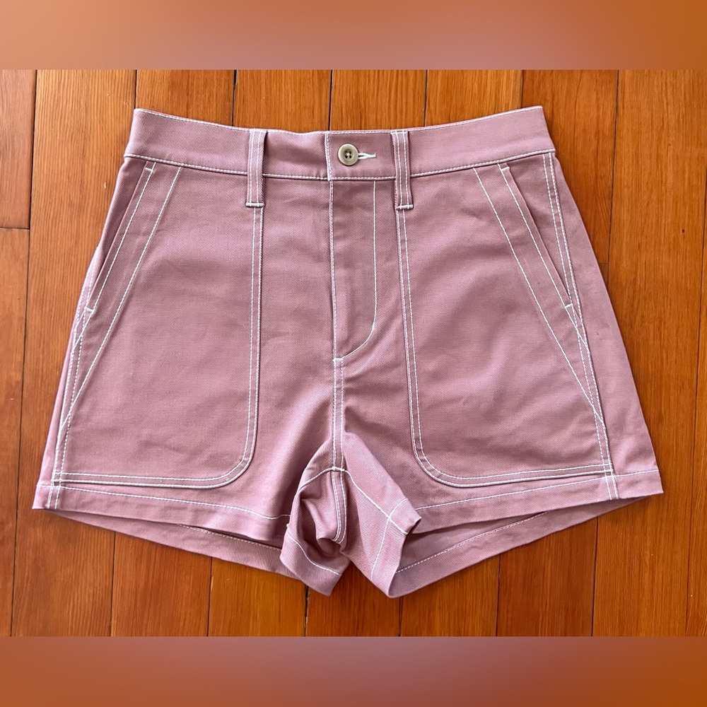 NWOT Madewell The Perfect Vintage Fatigue Short - Dusty Mauve - 25